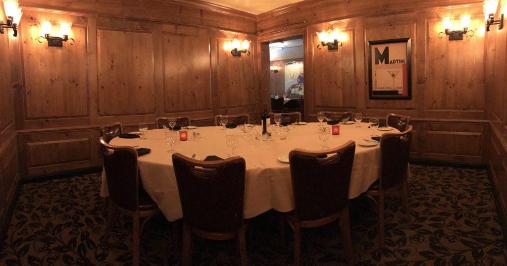 Table 21, an intimate private dining experience at Eddie Martini's