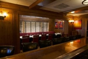 Clubroom, space for business or casual dining at Eddie Martini's