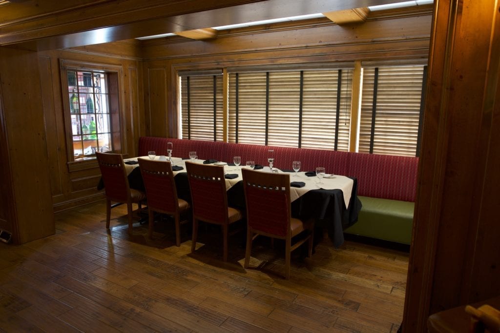 Private Dining Room, Party Room and Reception Space in Wauwatosa Table 21 and the Club Room at